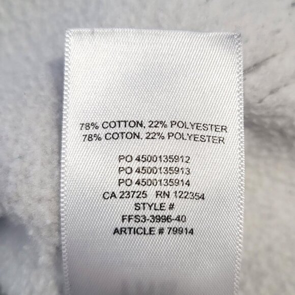 Aritzia TNA CozyAF Fleece Grey Cropped Zipper Hoodie Fleece Sweater - Size XS - Picture 8 of 8